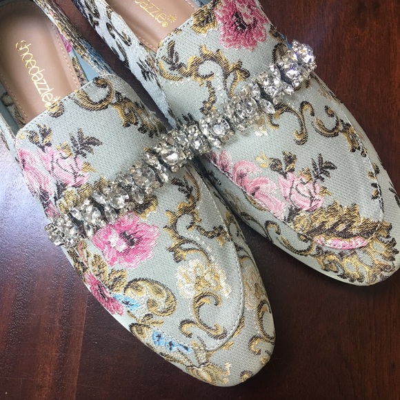 jeweled loafers